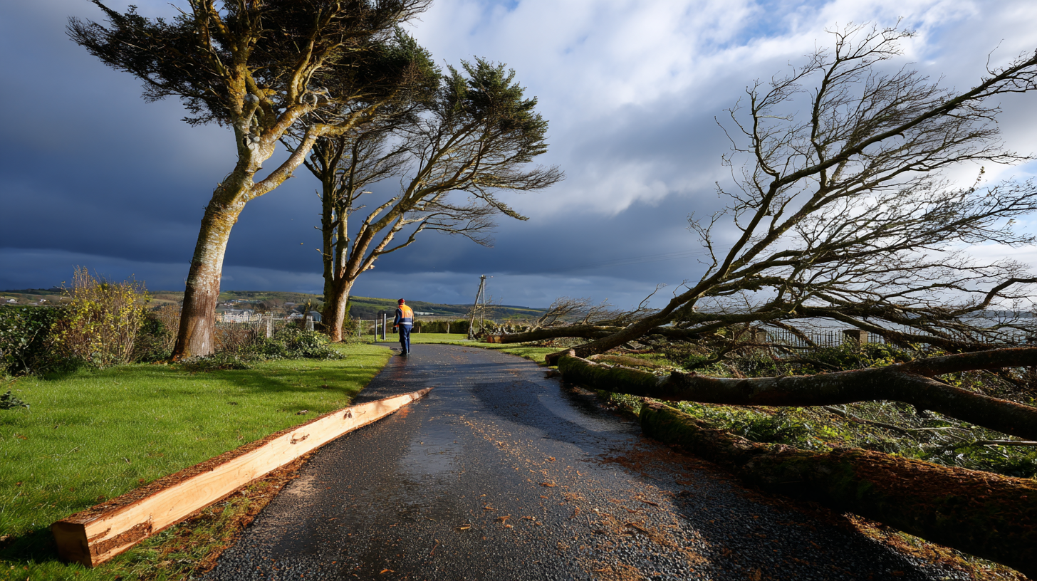 Emergency storm damage tree clearance Waterford
